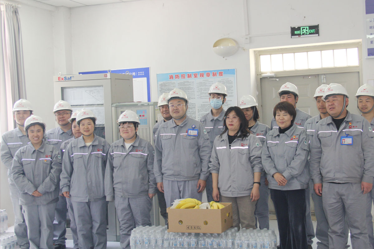 党政工三方结合发展 “为win必赢药业检建现场送慰问”活动